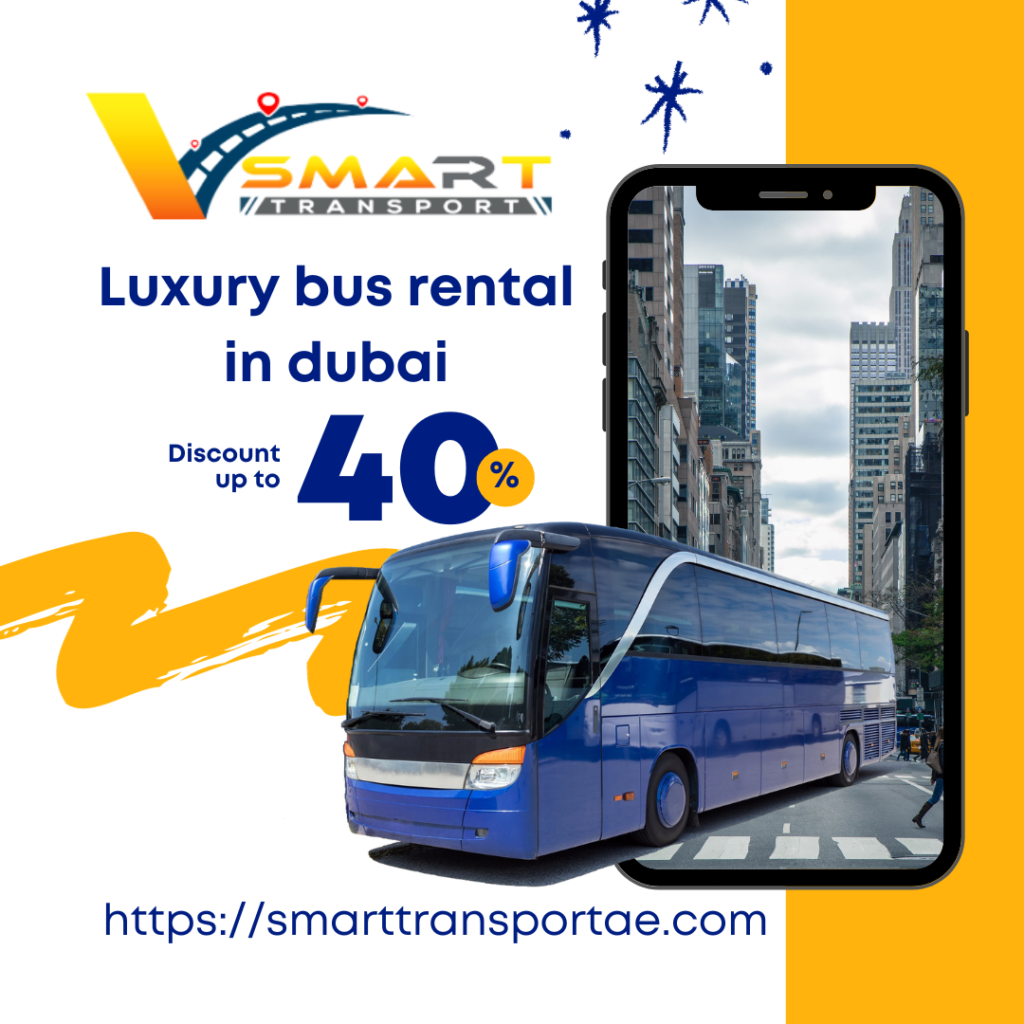 Luxury bus rental in dubai