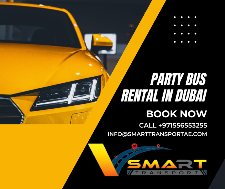 Luxury School Bus Rental in Dubai | Smarttransportae